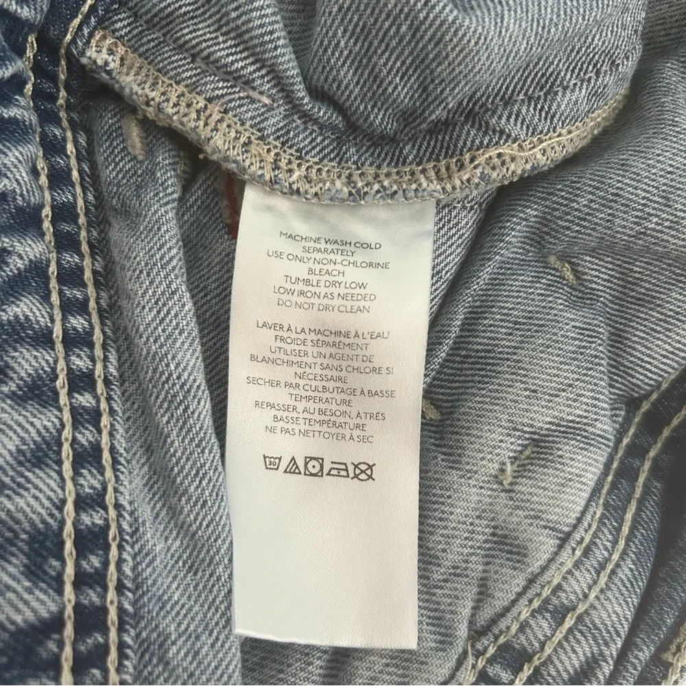 Urban outfitters denim mini skorts size 25 bonus A&F babydoll y2k top XS grunge